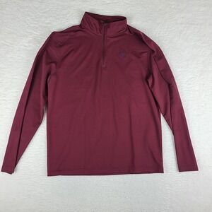 Bonobos Maide Sweater‎ Mens Medium Burgundy Red M Flex Performance Tech Golf